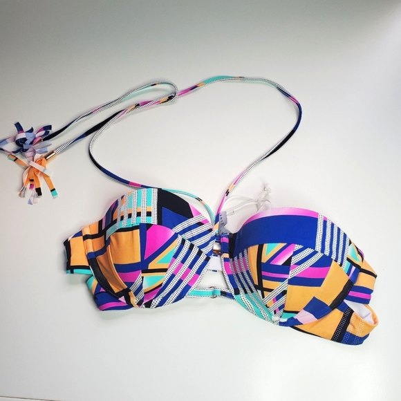 Kopper & Zinc Swimsuit Bikini Top in Block Party Large - Picture 8 of 8